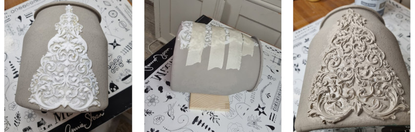 Diy postup ako pretvoriť sklenenú dózu na vianočnú vázu